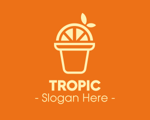 Organic Orange Juice logo design