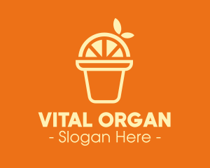 Organic Orange Juice logo design