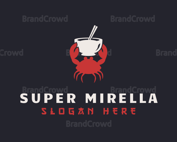 Crab Bowl Chopsticks Logo