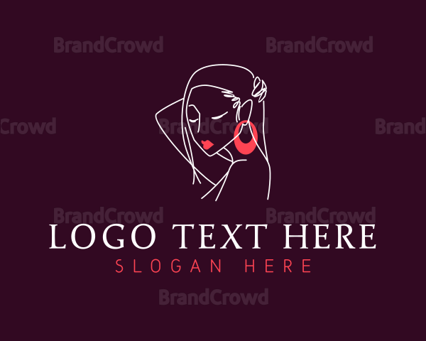 Glamorous Feminine Woman Logo