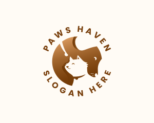 Dog Cat Pet Shop logo design