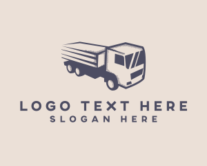 Trail - Dump Truck Vehicle logo design