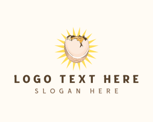 Steamed Cake - Boiled Egg Delicacy logo design