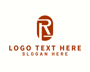 Letter Rp - Business Firm Letter R logo design