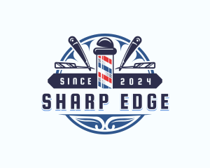 Barber Razor Groomer logo design