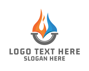 Services - Industrial Plumbing Services logo design