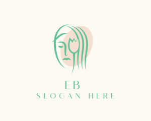 Wellness - Floral Nature Woman logo design