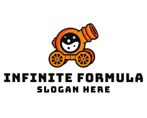Formula - Cannon Lab Flask logo design
