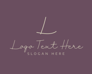 Typography - Premium Deluxe Elegant Business logo design