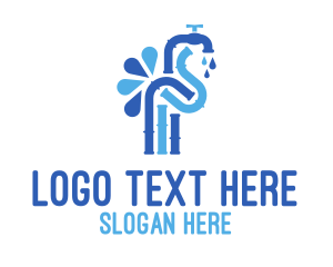 Faucet Tap Plumbing  Logo