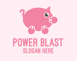 Pig Power Plug logo design