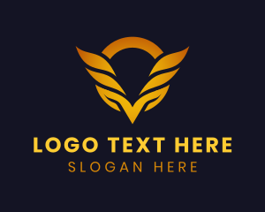 Badge - Automotive Company Wings logo design