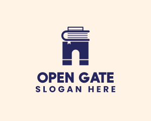 Gateway - Book Library Gate logo design