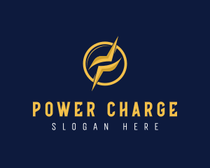 Electrician Lightning Power Energy logo design