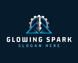 Laser Metalwork Fabrication logo design