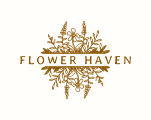 Organic Flower Boutique logo design