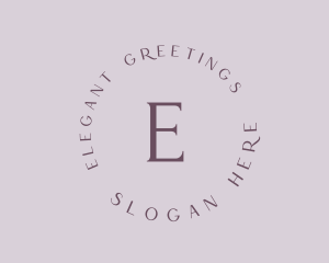 Elegant Boutique Brand logo design