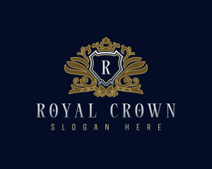 Royal Crown Shield logo design