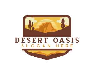 Wild West Desert Adventure logo design