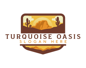 Wild West Desert Adventure logo design