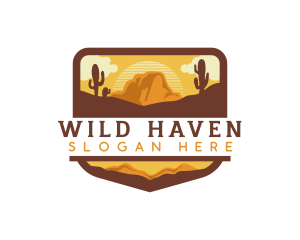 Wild West Desert Adventure logo design