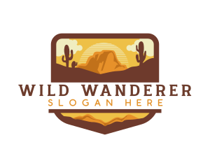 Wild West Desert Adventure logo design