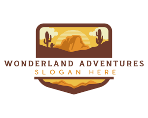 Wild West Desert Adventure logo design