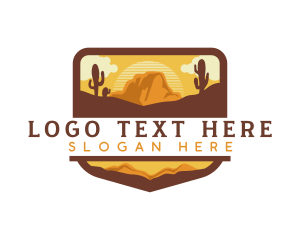 Travel - Wild West Desert Adventure logo design