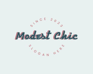 Chic Simple Shop logo design