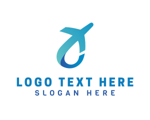 Flight - Aviation Plane Letter C logo design