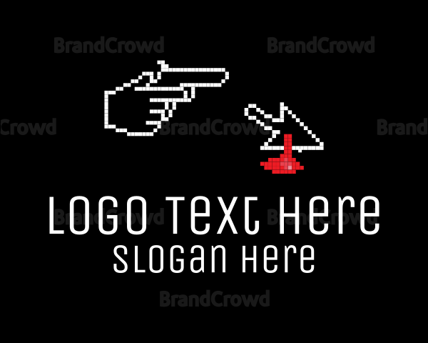 Pixel Murder Game Logo