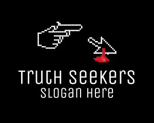 Investigate - Pixel Murder Game logo design