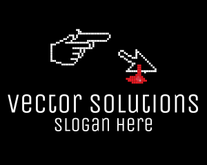 Vector - Pixel Murder Game logo design