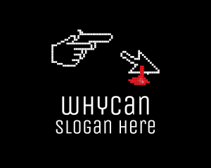 Hunt - Pixel Murder Game logo design
