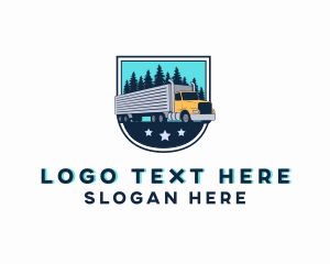 Shipment - Logistics Cargo Truck logo design