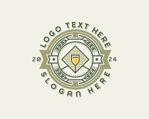 Wheat Stalks - Beer Pub Brewery logo design