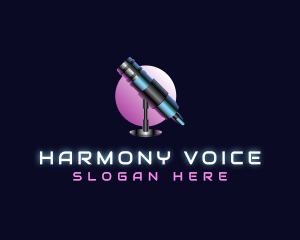Sing - Podcast Studio Microphone logo design