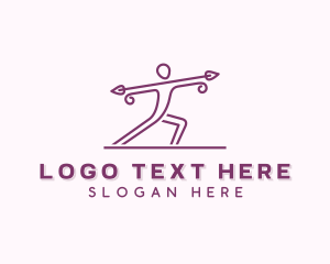 Therapeutic - Holistic Yoga Wellness logo design