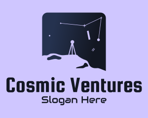 Space - Outer Space Astronomy logo design