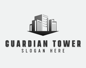 Skyscraper Building Property logo design