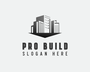 Skyscraper Building Property logo design