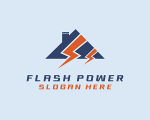 Electrical Bolt Power logo design