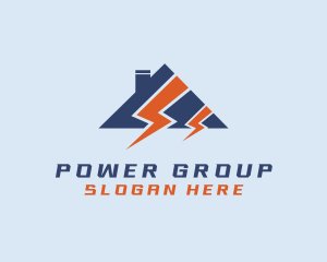 Electrical Bolt Power logo design