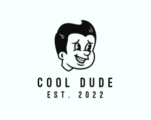 Dude - Kid Cartoon Character logo design