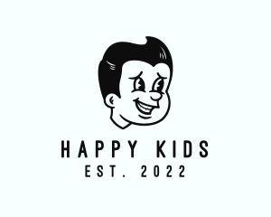 Kid Cartoon Character logo design