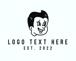 Male - Kid Cartoon Character logo design