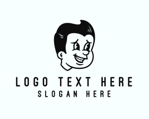 Kid Cartoon Character Logo