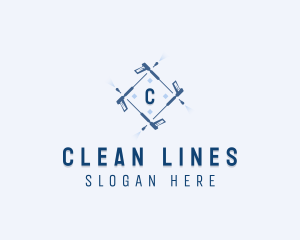 Pressure Washer Cleaning logo design