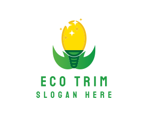 Eco Friendly Light Bulb logo design