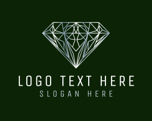 Luxury - Shiny Diamond Jewelry logo design